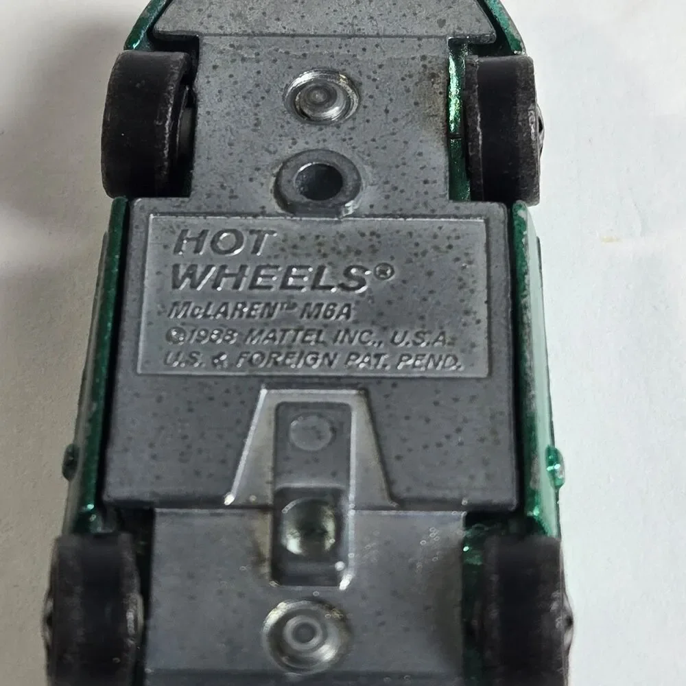 Vintage Hot Wheels Redline 1969 McLaren M6A Spectraflame Green USA Mattel